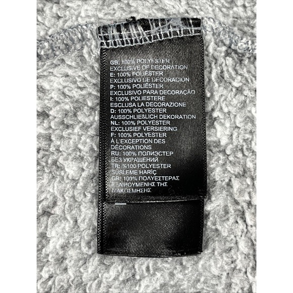 The North Face EUC Boys 1/4-Zip Warm Outdoor Gray Sweater-Fleece Pullover - XL - Picture 8 of 11